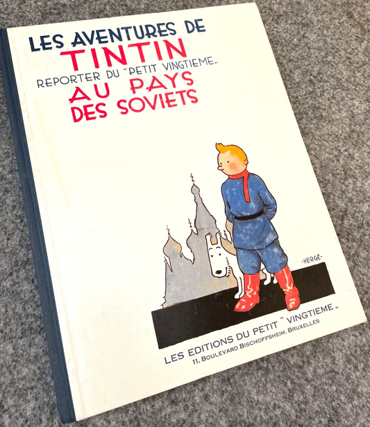 Tintin Au Pays Des Soviets - Rare B&W Facsimile 1st Edition Casterman - 1981 French EO Noire Blanc