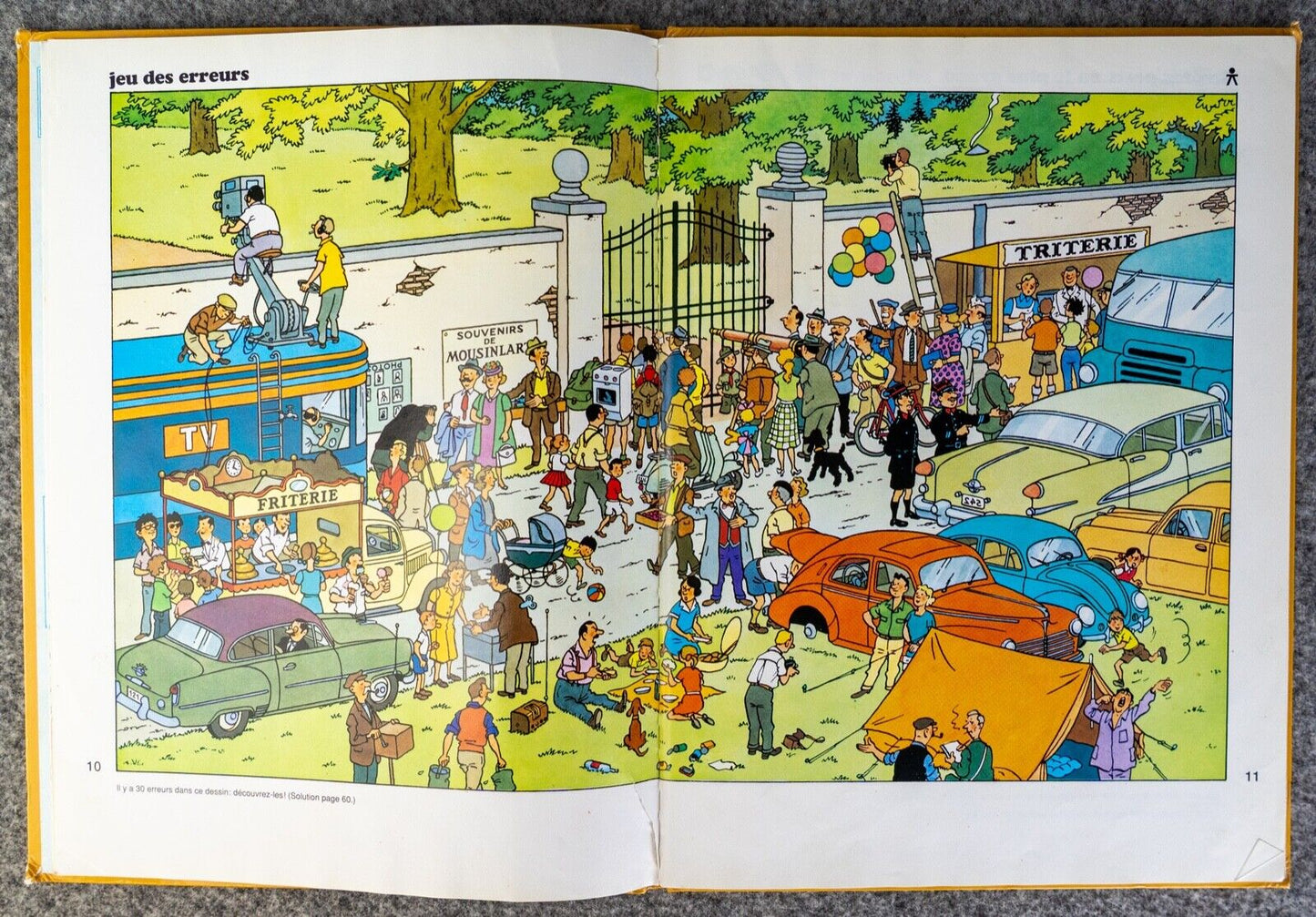 Herge - Jouons Avec Tintin - Casterman 1st Edition 1991 Activity Book Belgian Hardback EO