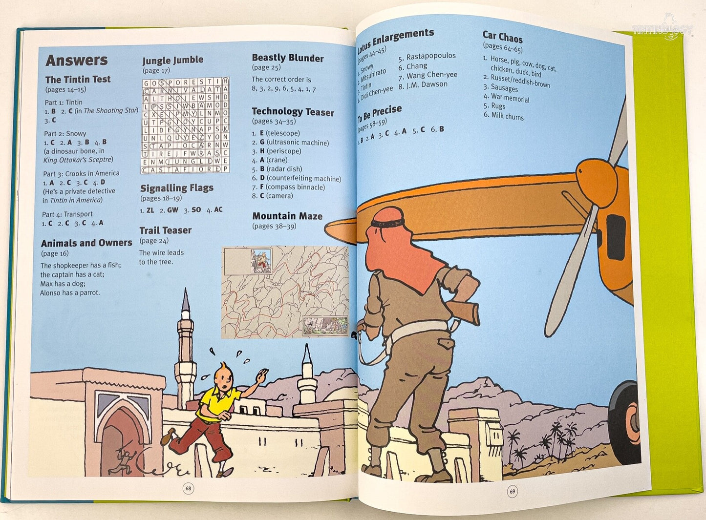 Tintin & Snowy Action Play Book Volume 3 - Hardback Egmont Edition