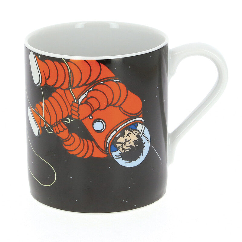 Moulinsart Tintin Calligraphy Character Mug 47987 - Spacesuits on Moon 2023