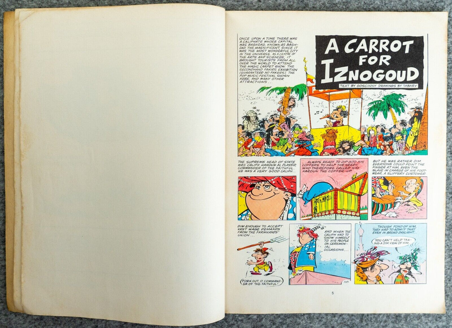 A Carrot for Inzogoud Vintage Comic Book - 1979 Egmont UK Paperback 1st Edition