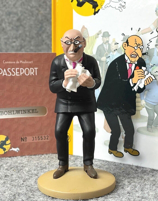 Tintin Figurines Officielle # 90 Bohlwinkel: Shooting Star model ML resin Figure
