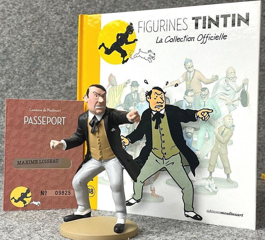 Tintin Figurines Officielle #88 Max Bird: Secret Unicorn Resin Model Figure