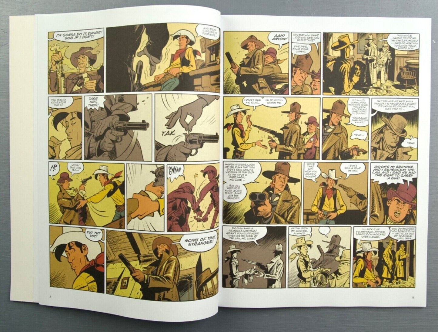 Lucky Luke Man Who Shot Lucky Luke Matthieu Bonhomme Series: Book 2 of 2 Cinebook Paperback Comic