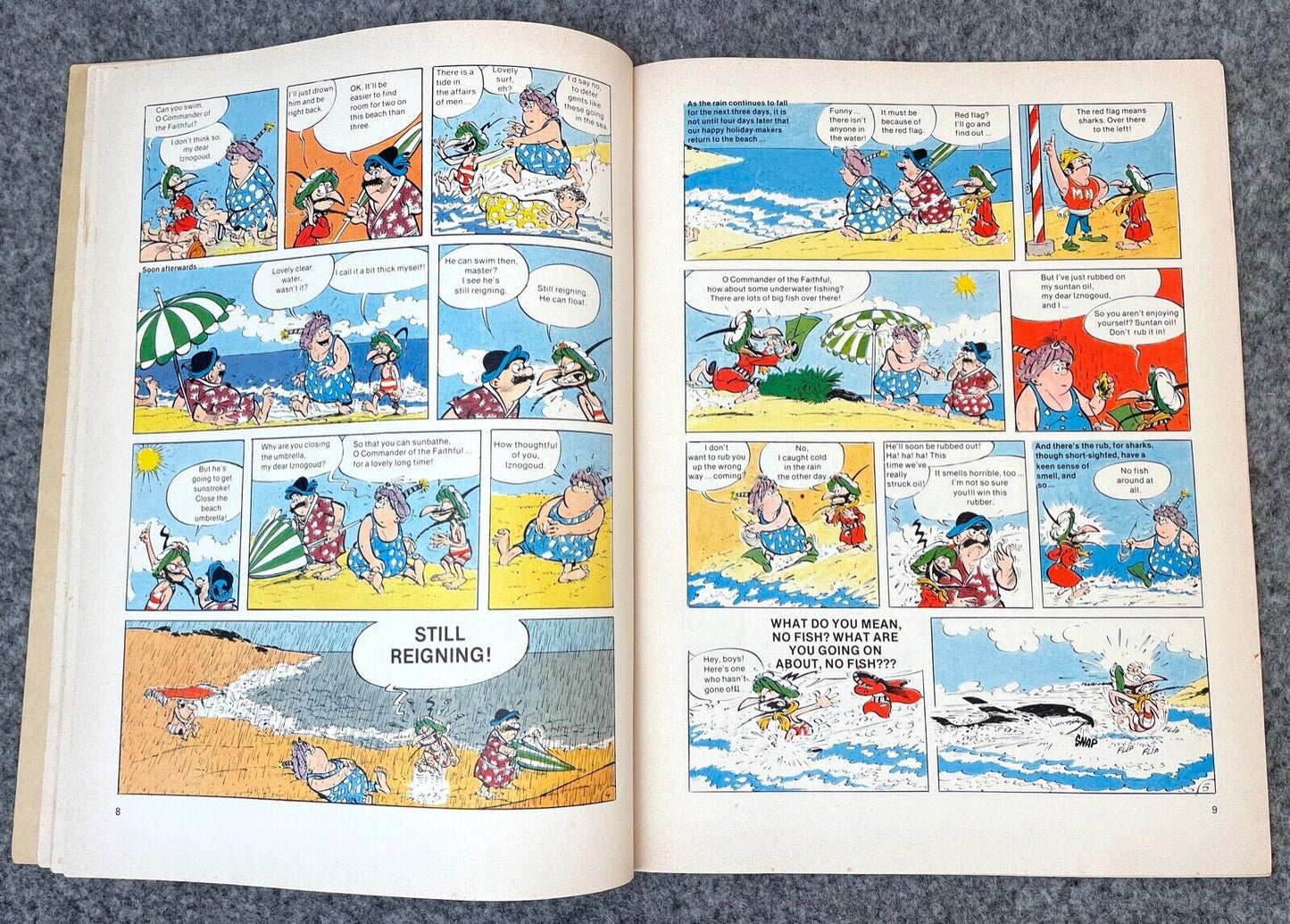 Inzogoud On Holiday!  Vintage Comic Book - 1977 Egmont/Methuen UK Paperback 1st Edition