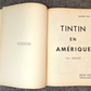 Tintin En Amerique - Rare B&W Facsimile 1st Edition Casterman - 1995 French EO Noire Blanc