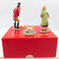 Pixi Tintin Figurine set x3 4525 "Tintin Milou & Ottokar" 1992 Rare Metal Figure