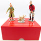 Pixi Tintin Figurine set x3 4525 "Tintin Milou & Ottokar" 1992 Rare Metal Figure