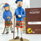 Tintin Figurines #22 Tintin in kilt - The Black Island Herge model Moulinsart Figure