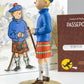 Tintin Figurines #22 Tintin in kilt - The Black Island Herge model Moulinsart Figure