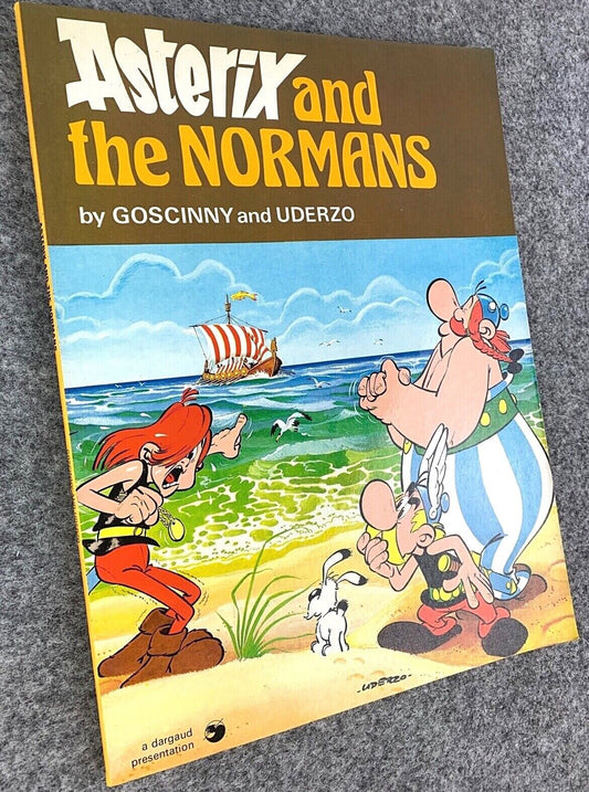 Asterix & the Normans - 1970s Hodder/Dargaud UK Edition Paperback Book Uderzo