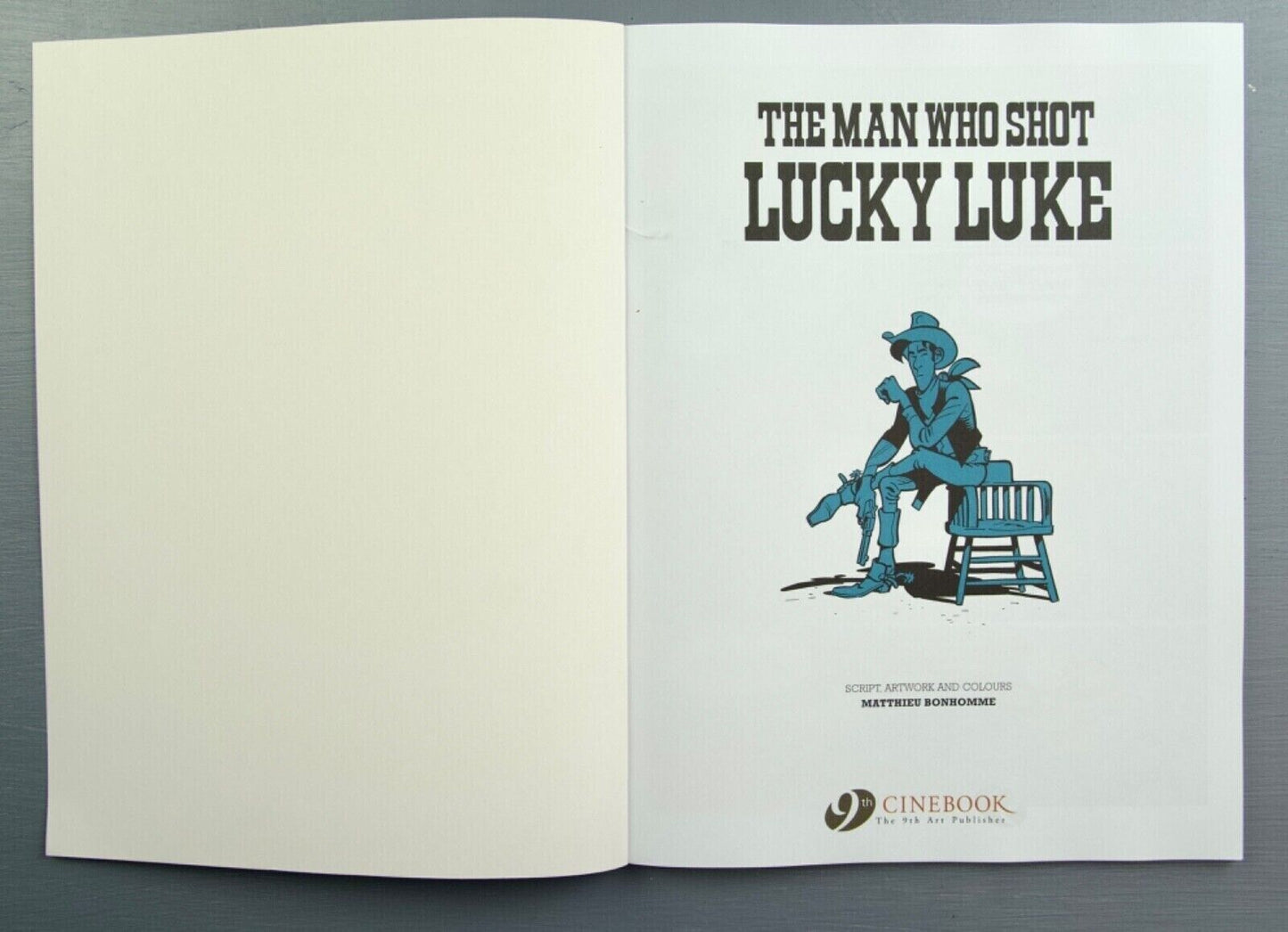 Lucky Luke Man Who Shot Lucky Luke Matthieu Bonhomme Series: Book 2 of 2 Cinebook Paperback Comic