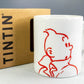Moulinsart Tintin Calligraphy Character Mug: Tintin Turning - Red 2022