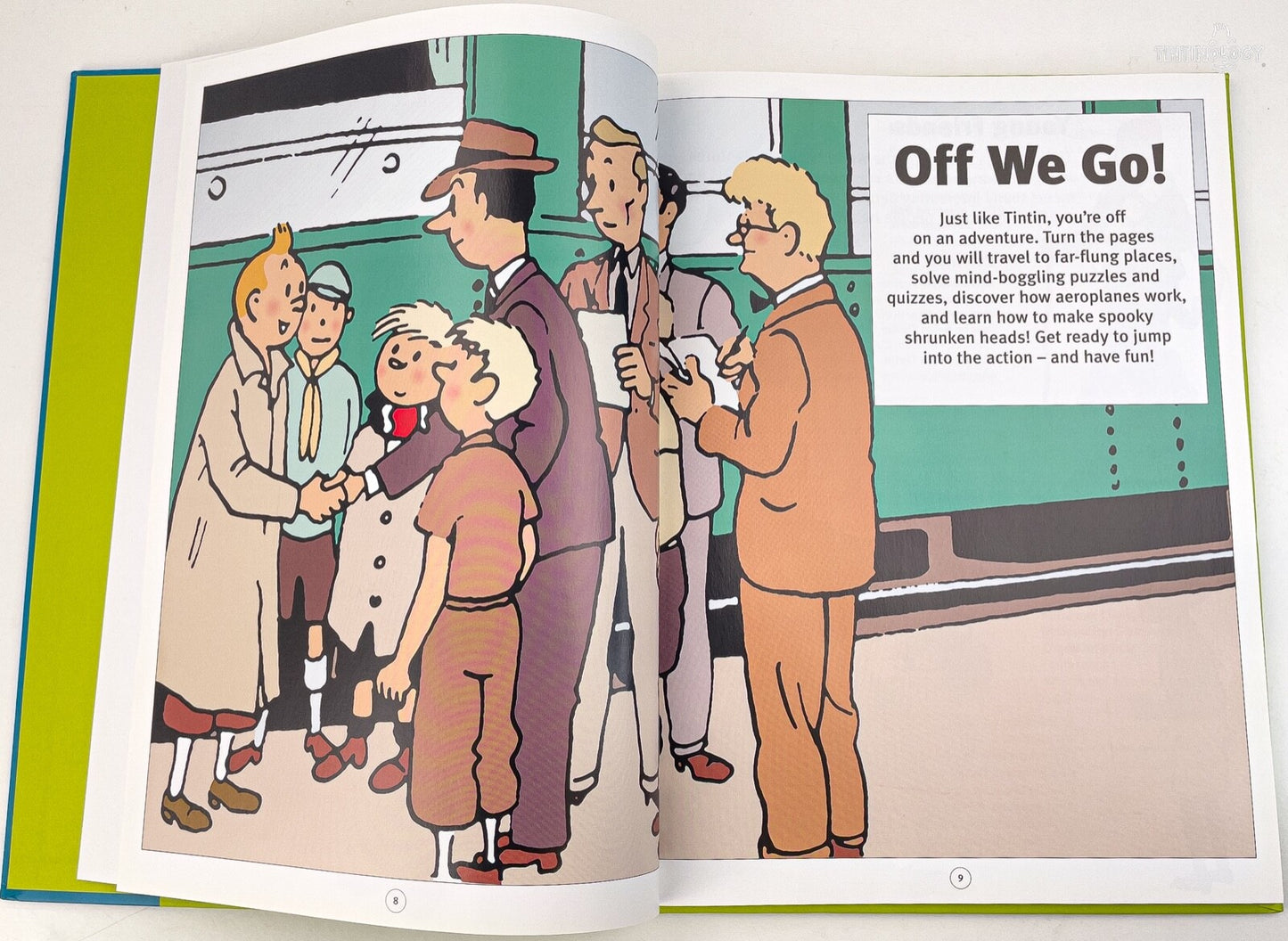 Tintin & Snowy Action Play Book Volume 3 - Hardback Egmont Edition