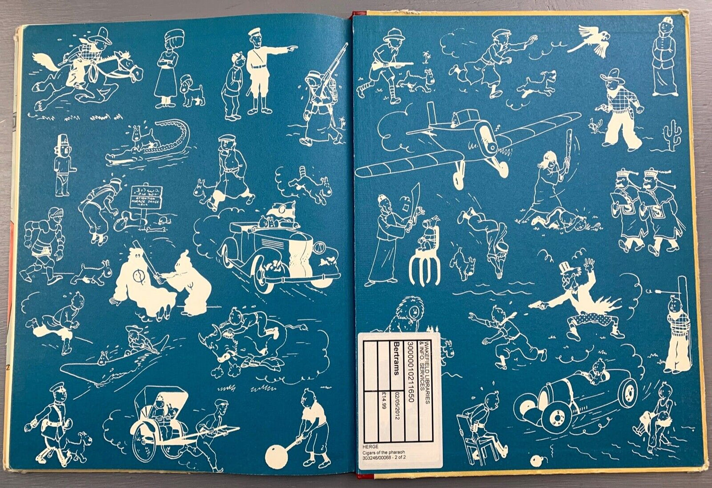 Cigars of the Pharaoh - Egmont 2008 1st UK Colour Facsimile Edition HB book Herge
