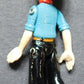 Pixi Tintin Figurine Articulee 2502 "Tintin Cowboy" Amerique 1993 Rare Metal Figure