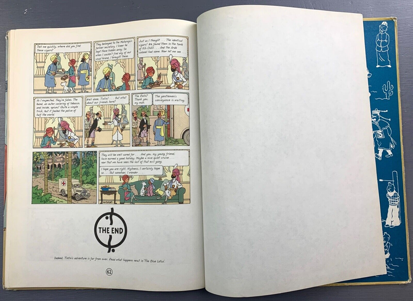 Cigars of the Pharaoh - Egmont 2008 1st UK Colour Facsimile Edition HB book Herge