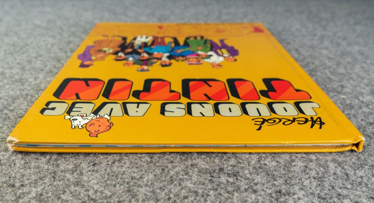 Herge - Jouons Avec Tintin - Casterman 1st Edition 1991 Activity Book Belgian Hardback EO