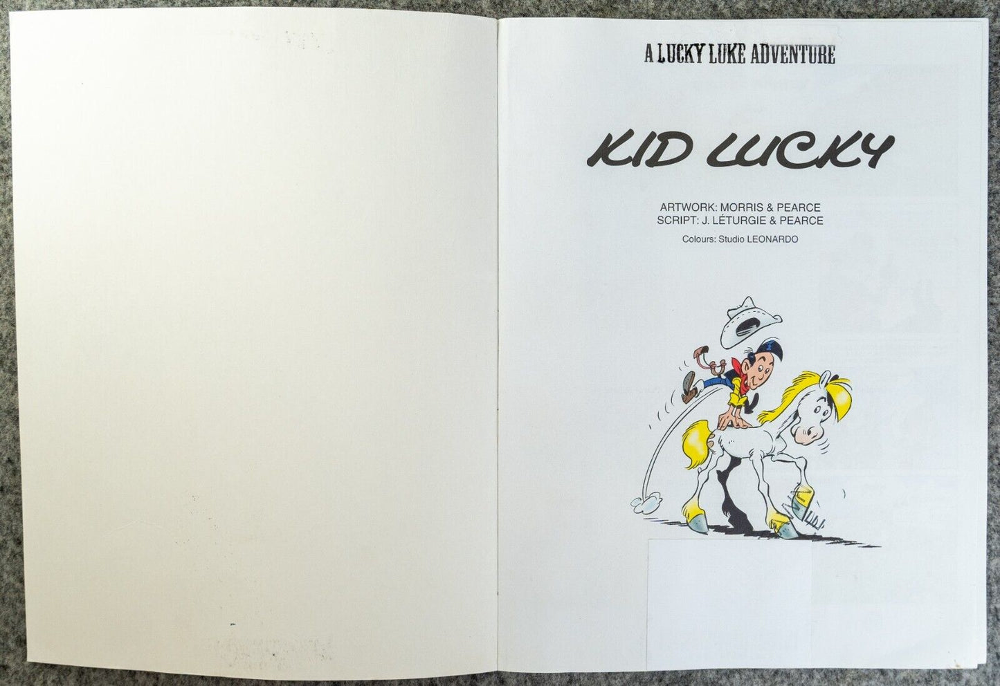 Lucky Luke Volume 69: Kid Lucky - Cinebook Paperback UK Comic Book