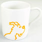 Moulinsart Tintin Calligraphy Character Mug:  Snowy yellow 2022