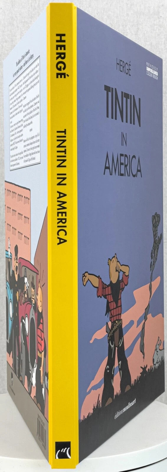 Tintin in America B&W Colorised Version 2 - 2020 HB by Editions Moulinsart