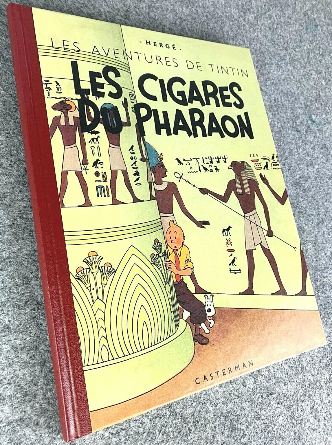 Les Cigares Du Pharaon 1st Facsimile Casterman 2009 Edition HB Tintin Book Herge EO