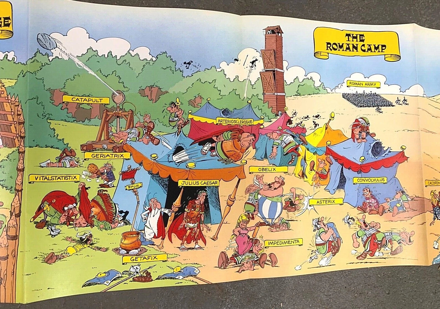 The First Asterix Frieze - Paperback Hodder & Stoughton 1985 UK 1st Edition