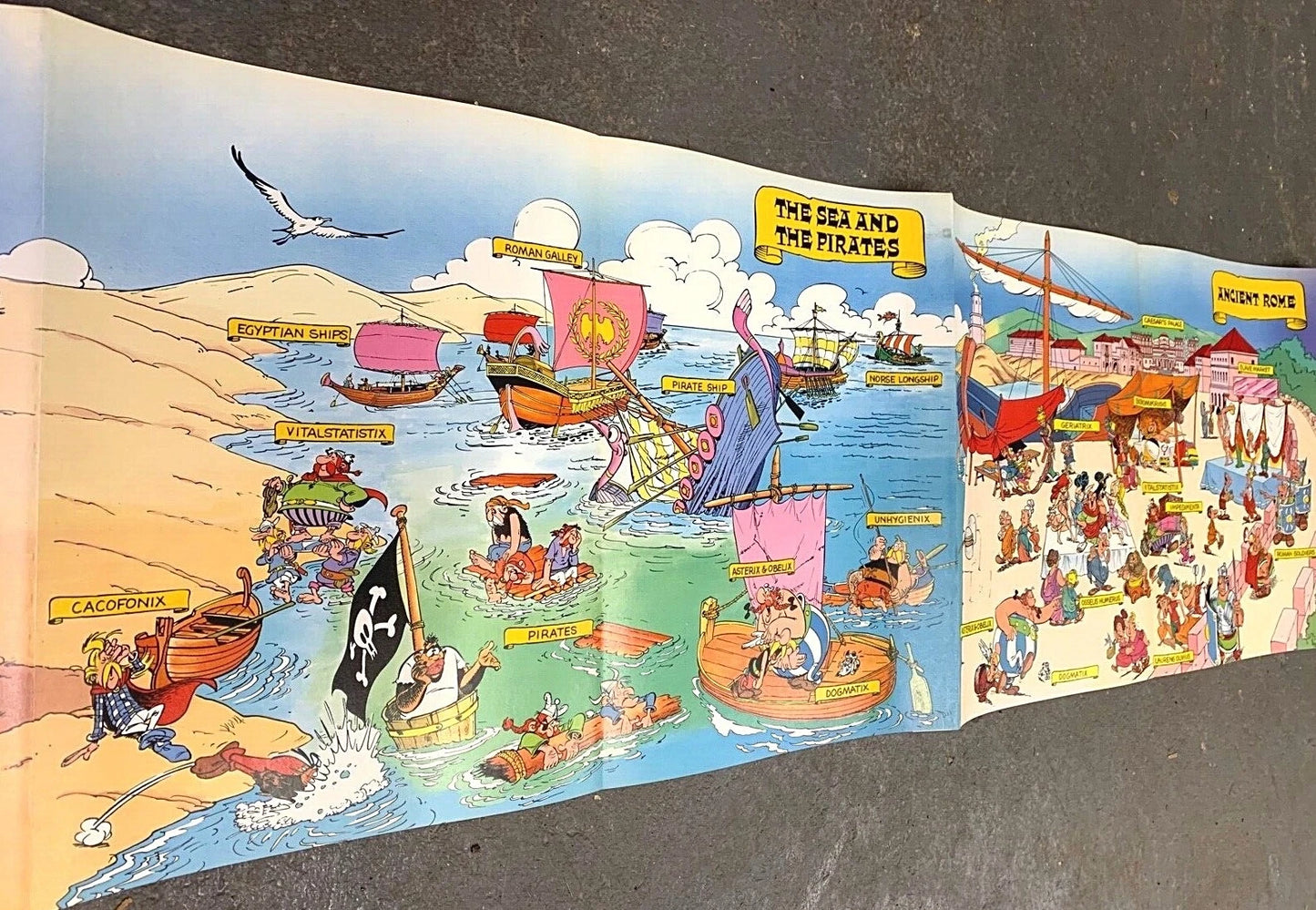 The First Asterix Frieze - Paperback Hodder & Stoughton 1985 UK 1st Edition