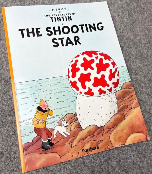 The Shooting Star - Tintin Farshore 2000s UK Edition Book Paperback Herge