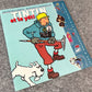 Tintin et le Yeti Rare LTD Release 2002 Tintin Sticker Book Editions Moulinsart