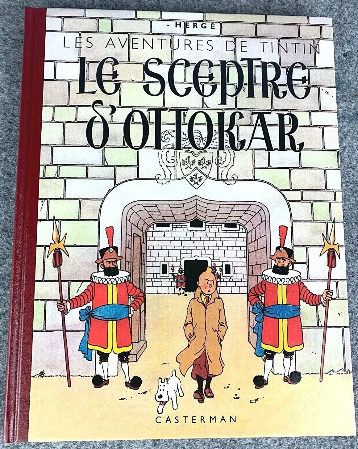 Le Sceptre D' Ottokar 1st Facsimile Casterman 2009 Edition HB Tintin Book Herge EO