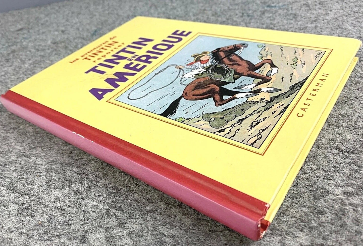 Tintin En Amerique Rare B&W MINI Facsimile French 1st Edition 1980s HB Tintin Book
