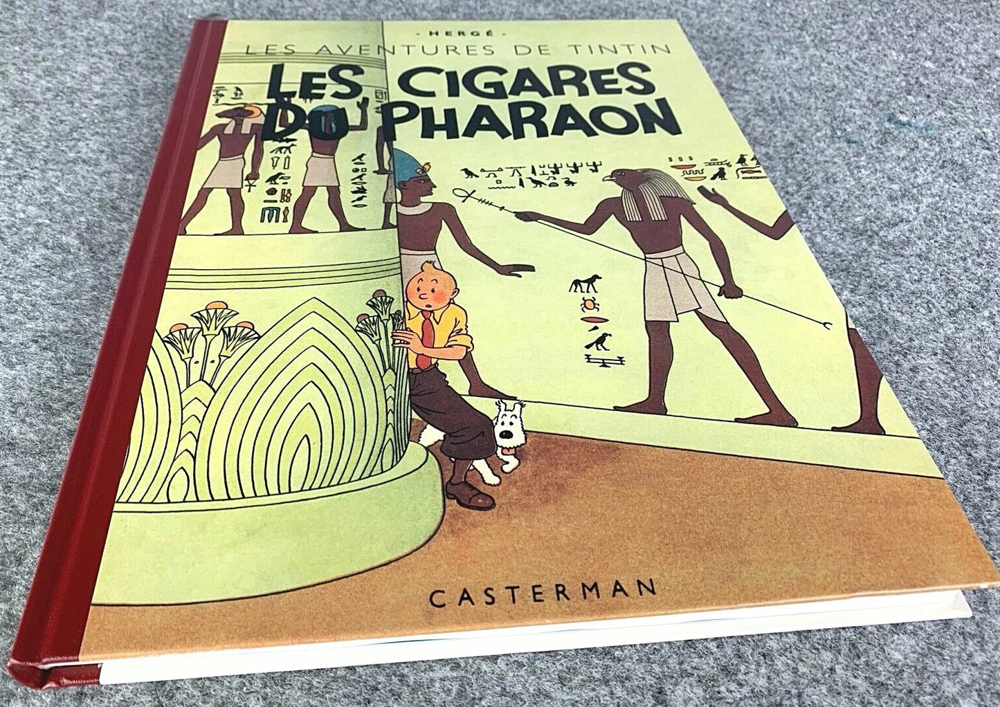 Les Cigares Du Pharaon 1st Facsimile Casterman 2009 Edition HB Tintin Book Herge EO