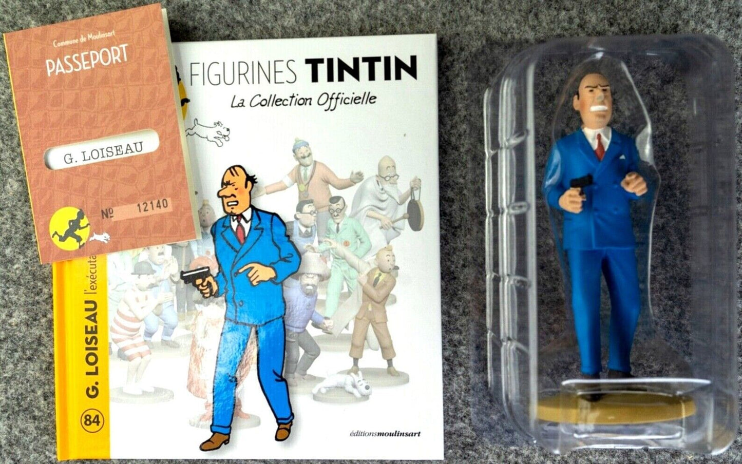 Tintin Figurine Officielle #84 Gustav Bird: Secret Unicorn ML Resin Model Figure