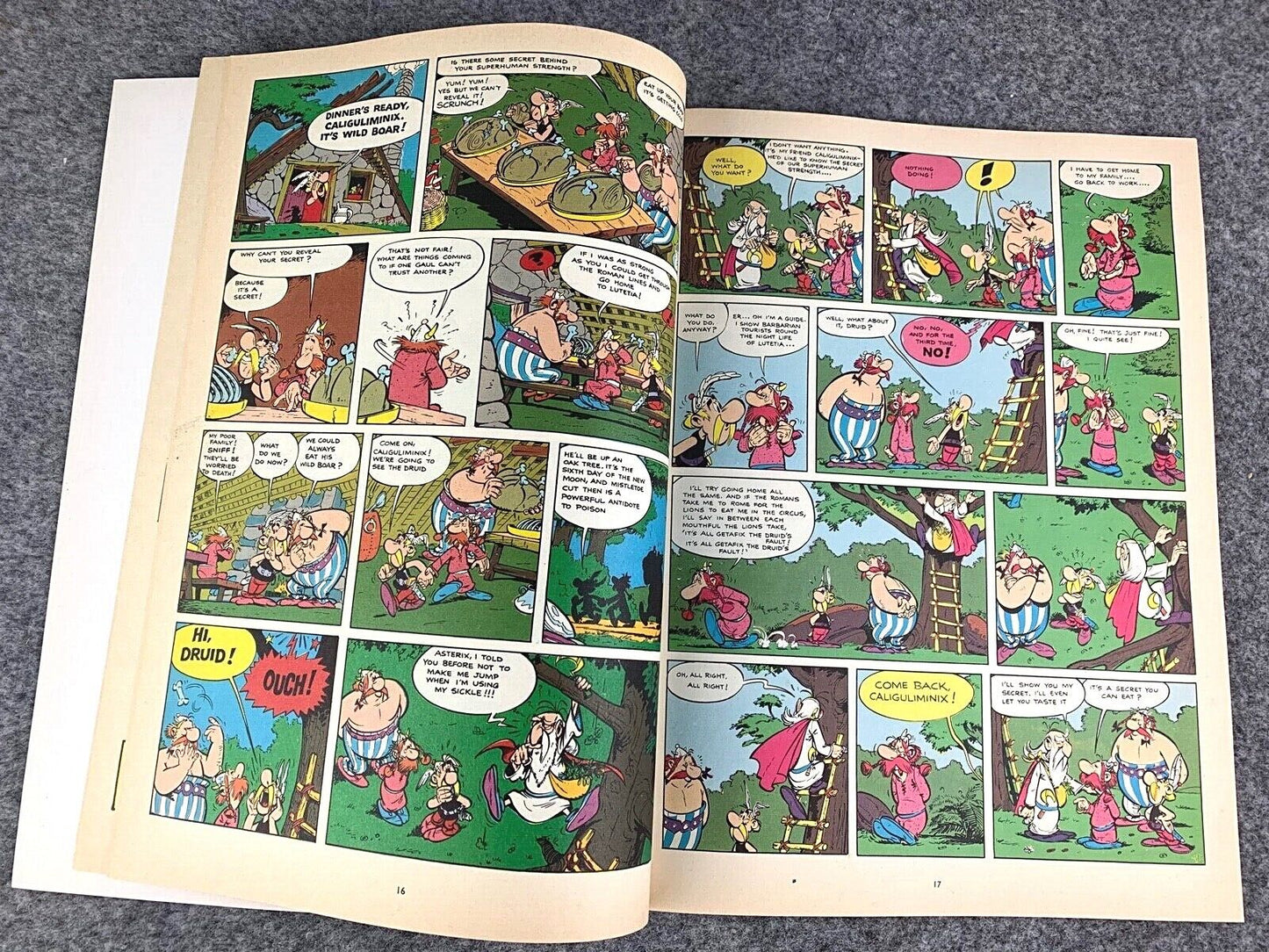 Asterix The Gaul- 1970/80s Hodder/Dargaud UK Edition Paperback Book Uderzo