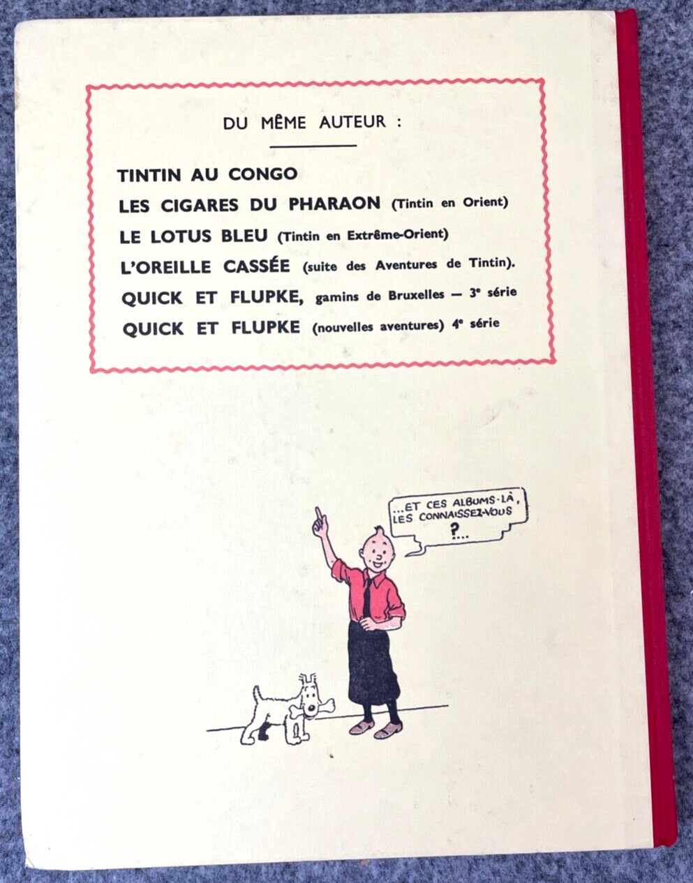 Tintin En Amerique - Rare B&W Facsimile 1st Edition Casterman - 1995 French EO Noire Blanc