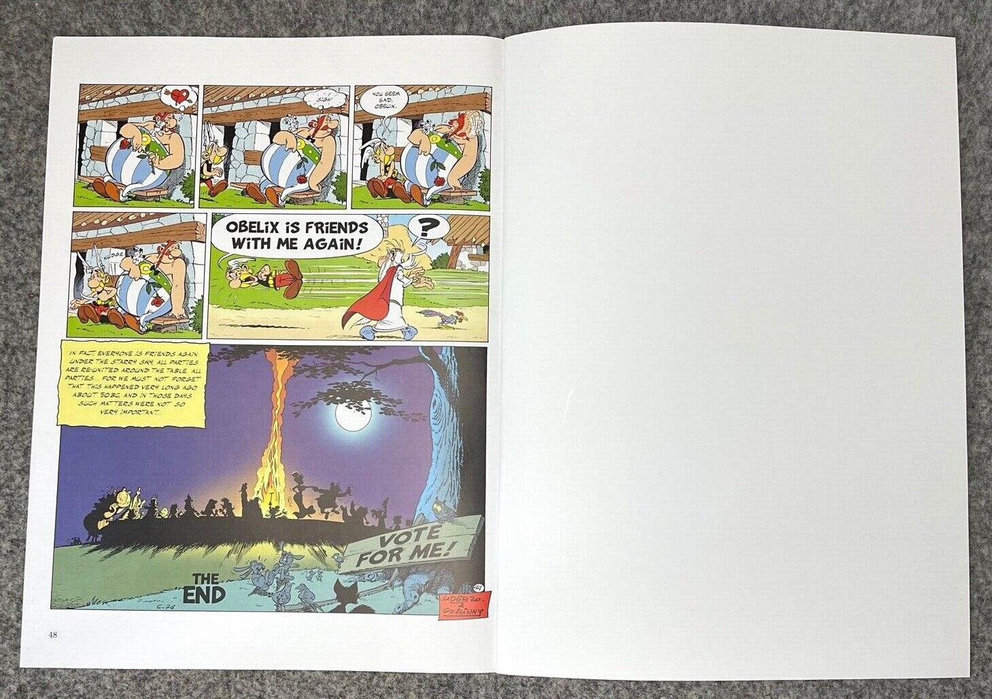 Asterix & Caesars Gift - 2000s Orion/Sphere UK Edition Paperback Book EO Uderzo