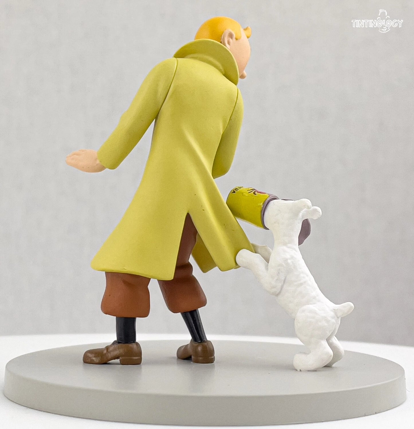 Snowy Finds Crab Tin - Tintin Coffret/Box Scene Moulinsart Figurine 9cm Model