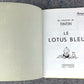 Le Lotus Bleu Rare B&W MINI Facsimile French 1st Edition 1980s HB Tintin Book