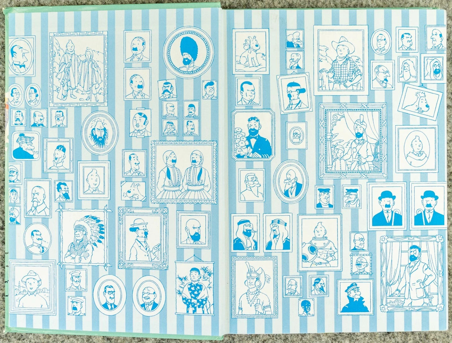 Tintin 3 in 1 Volume 2 - 1990 UK Methuen Hardback 1st Edition Comic Book