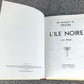 L'Île Noire Rare B&W MINI Facsimile French 1st Edition 1980s HB Tintin Book