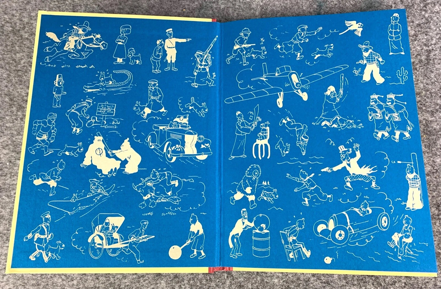 Tintin Au Congo Rare B&W MINI Facsimile French 1st Edition 1980s HB Tintin Book