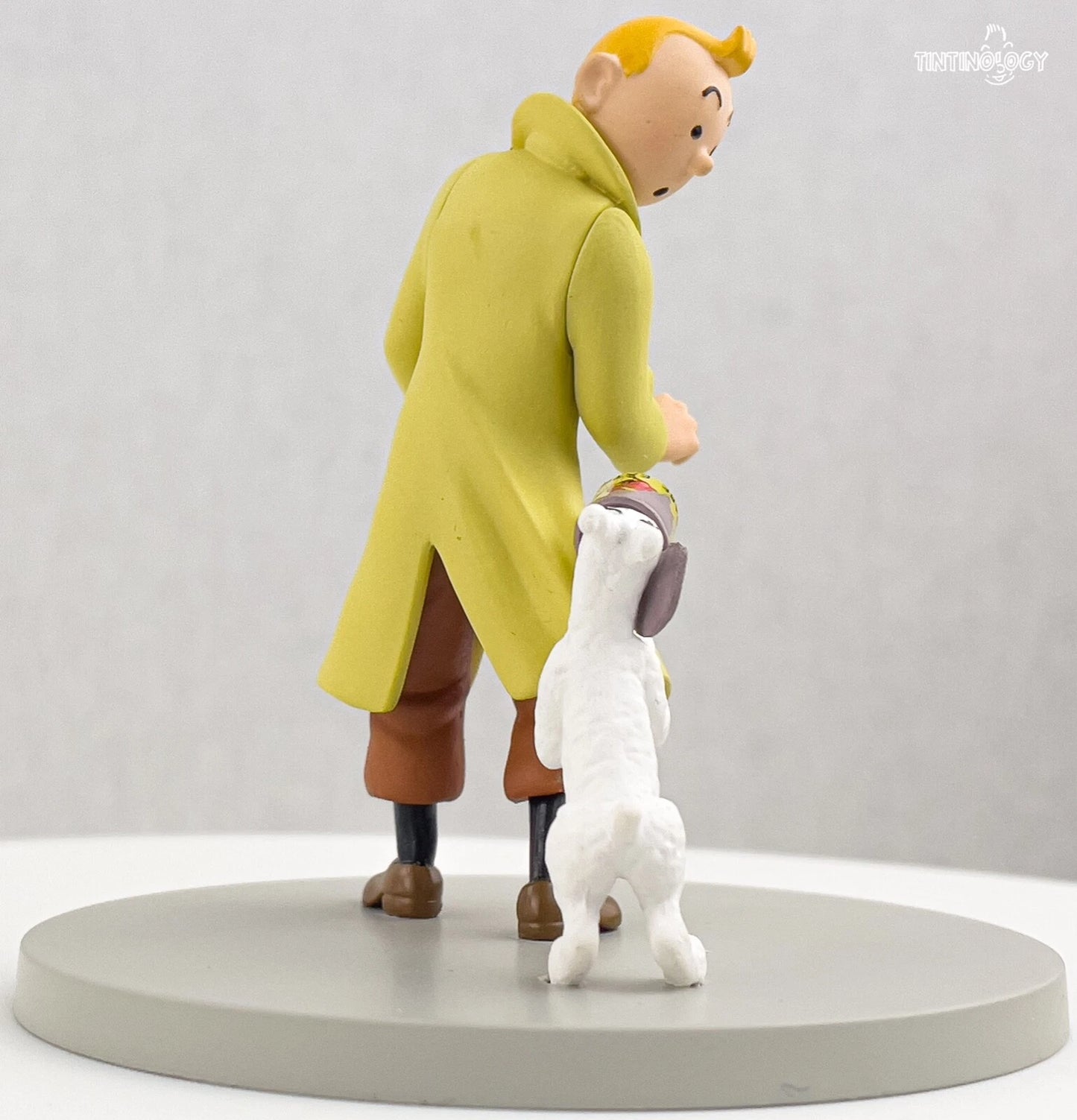 Snowy Finds Crab Tin - Tintin Coffret/Box Scene Moulinsart Figurine 9cm Model