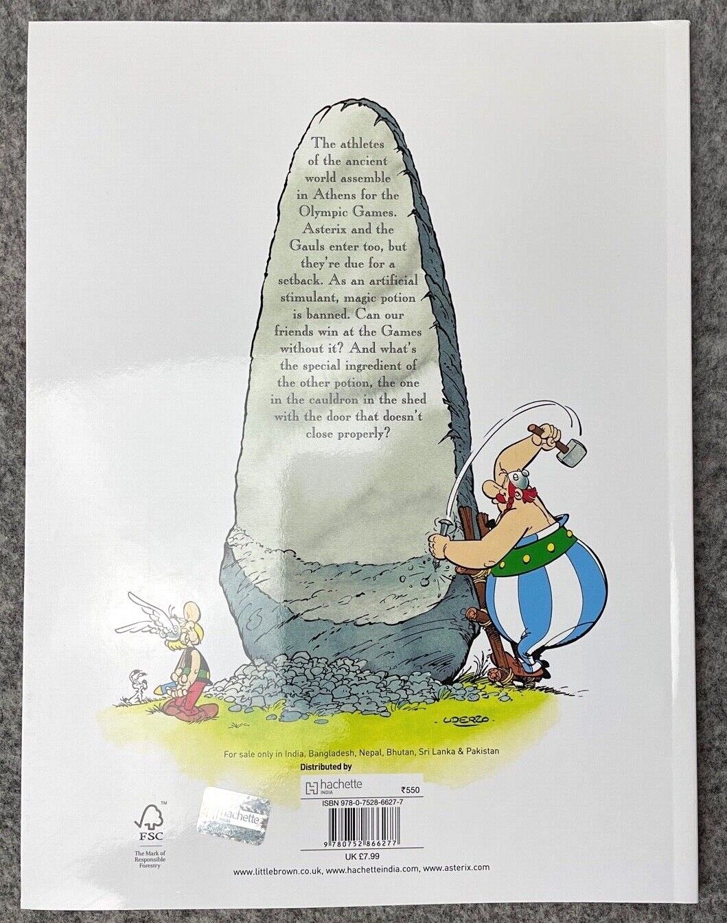 Asterix & Olympic Games - 2000s Orion/Sphere UK Edition Paperback Book EO Uderzo