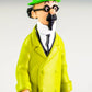 Moulinsart Model Figure Tintin -  Calculus and Briefcase 7cm 42446 ML Figurine 2009