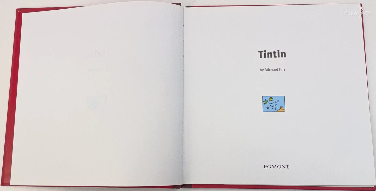 Egmont Tintin Character Book (minor defect) Tintin by Michael Farr 2007 Egmont Hardback 1st Edition