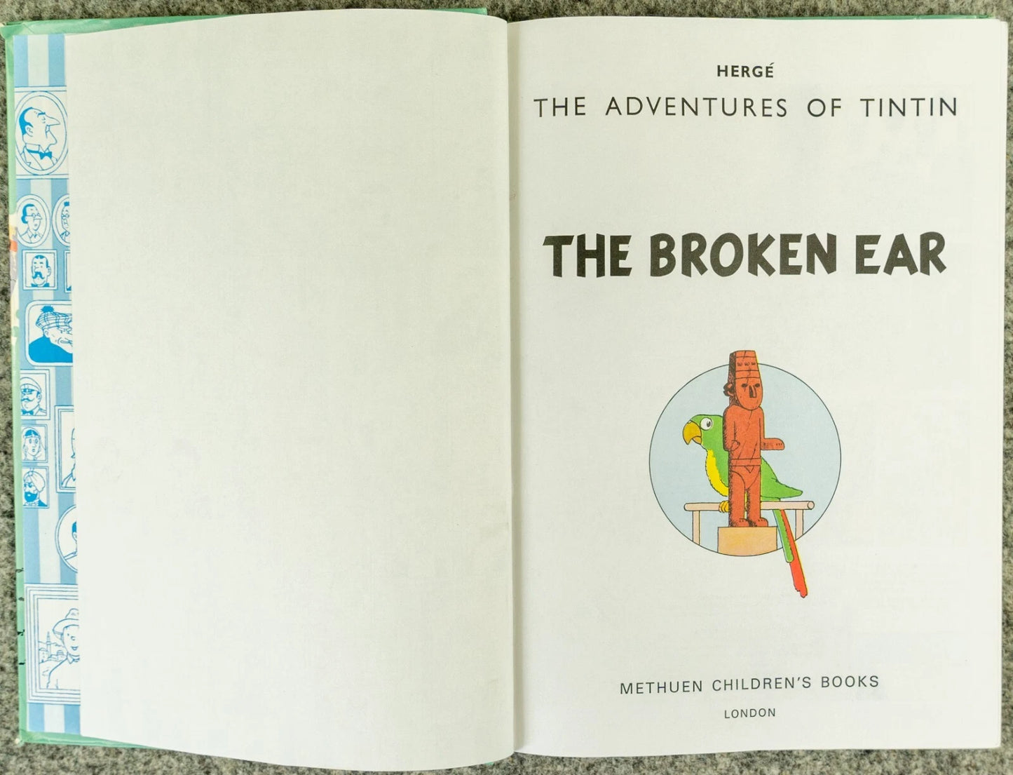 Tintin 3 in 1 Volume 2 - 1990 UK Methuen Hardback 1st Edition Comic Book