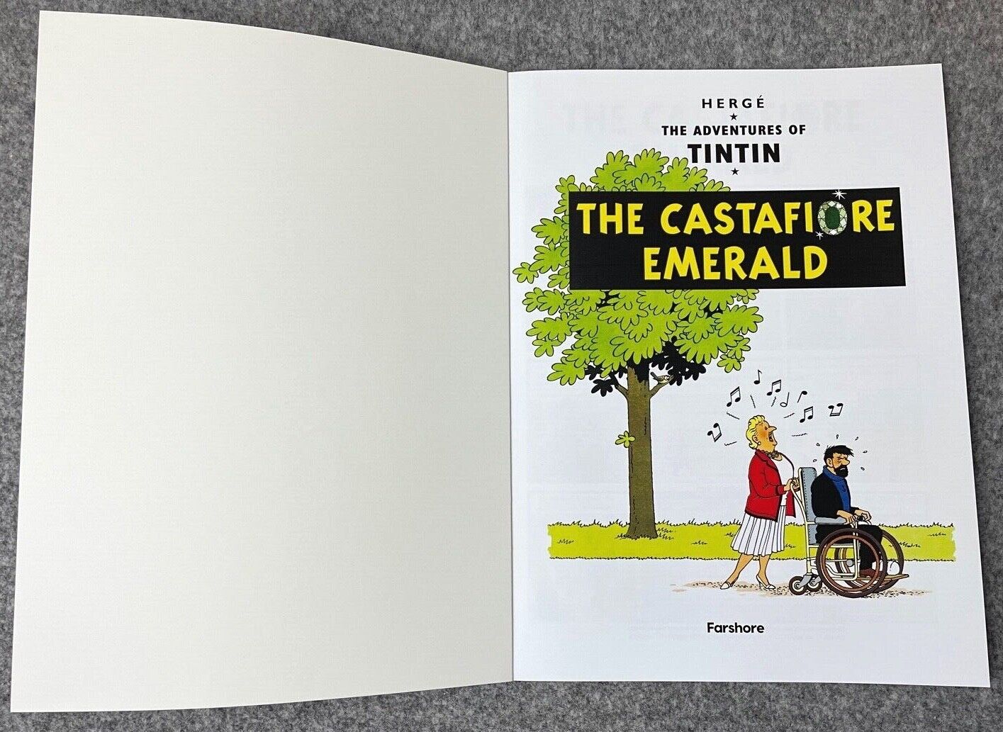 Castariore Emerald - Tintin Farshore 2000s UK Edition Book Paperback Herge