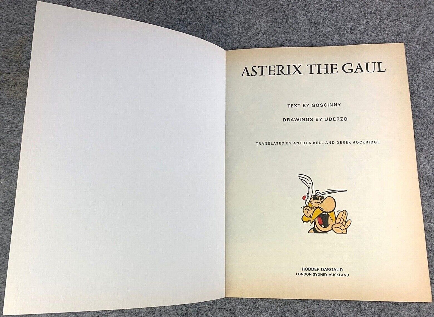 Asterix The Gaul- 1970/80s Hodder/Dargaud UK Edition Paperback Book Uderzo