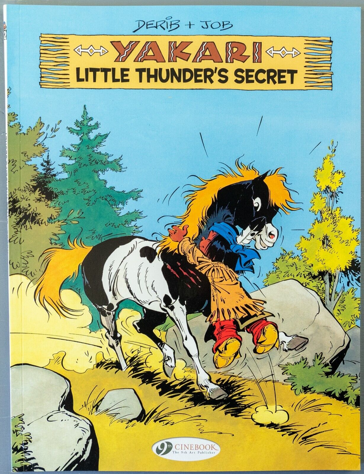 Yakari Little Thunder’s Secret Volume 12 Cinebook Paperback Comic Book Derib+job